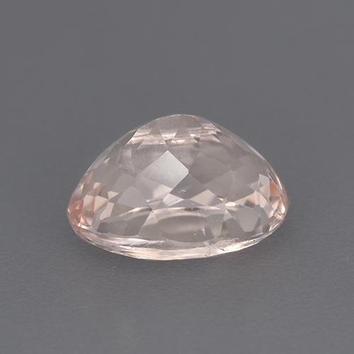 Morganite Gemstone in 9 x 7 mm (calibrated) Size for Sale, Morganite Stone in Medium-Light Pink Color