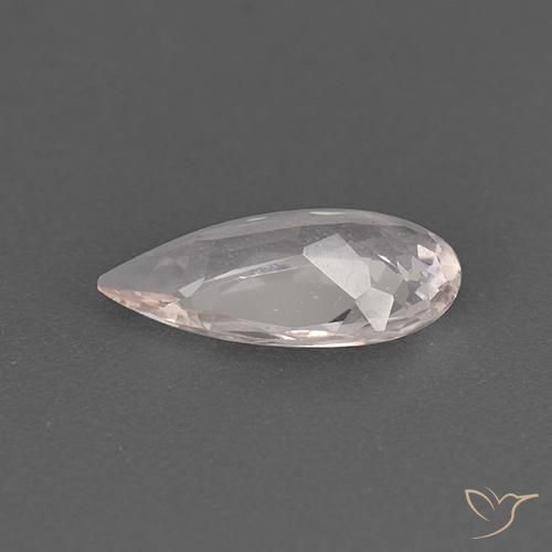 Morganite Gemstone in 10.9 x 6 mm Size for Sale, Morganite Stone in Medium-Light Pink Color