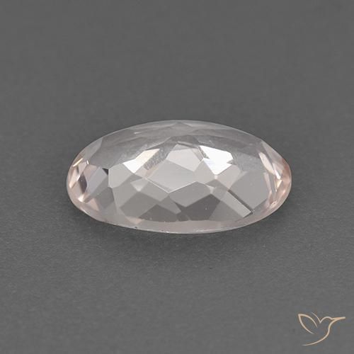 Morganite Gemstone in 7.9 x 5.4 mm Size for Sale, Morganite Stone in Flamingo Pink Color