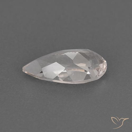 Morganite Gemstone in 9.5 x 4.8 mm Size for Sale, Morganite Stone in Very Light Pink Color