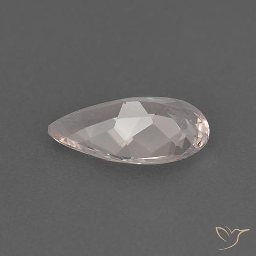 Morganite Gemstone in 9.7 x 5.7 mm Size for Sale, Morganite Stone in Very Light Pink Color