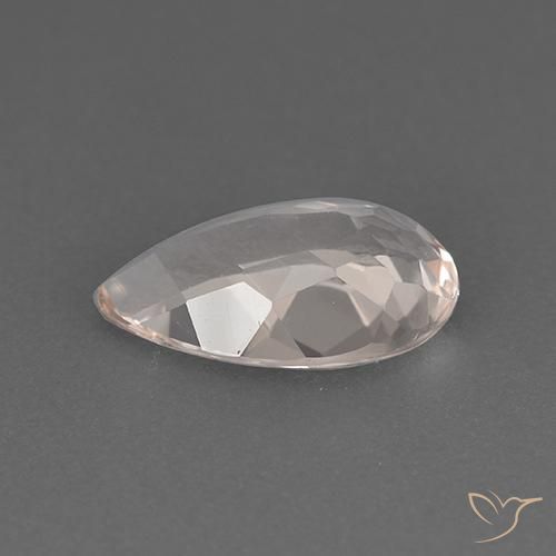 Morganite Gemstone in 10.7 x 6.3 mm Size for Sale, Morganite Stone in Medium Pink Color
