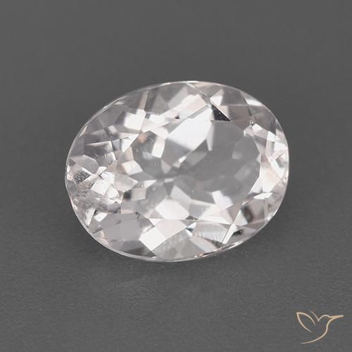 1.20 ct Pink Morganite Stone, Natural Morganite in Oval Facet Shape for Sale