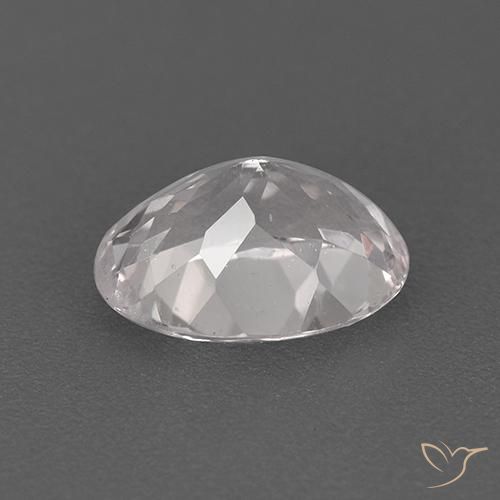 Morganite Gemstone in 8 x 6.3 mm Size for Sale, Morganite Stone in Light Pink Color