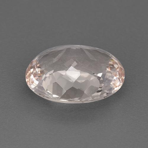 Morganite Gemstone in 10.4 x 8.8 mm Size for Sale, Morganite Stone in Salmon Pink Color