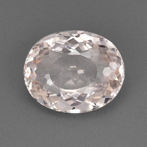 Rose très clair Morganite gemme - 3.3ct Ovale taille Portugaise (ID: 523221)