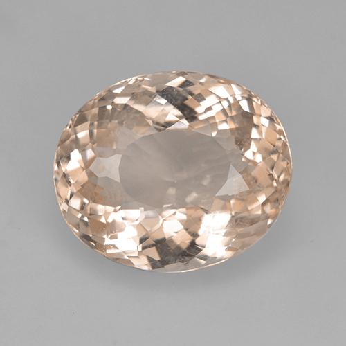 Medium Pink Morganite Gem - 5.4ct Oval Portuguese-Cut (ID: 524219)