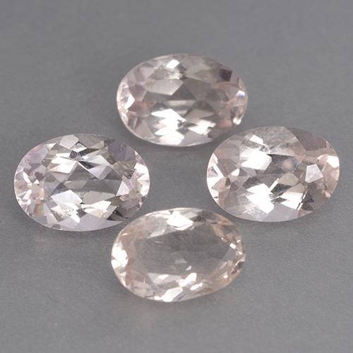 Светло-розовый Морганит Камень - 0.7ct Фасетный Овал (ID: 533372)