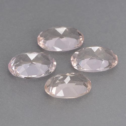 Morganite Gemstones in 7 x 5 mm (calibrated) Size for Sale, Morganite Stones in Light Pink Color