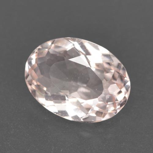 1.11 ct Pink Morganite Stone, Natural Morganite in Oval Facet Shape for Sale
