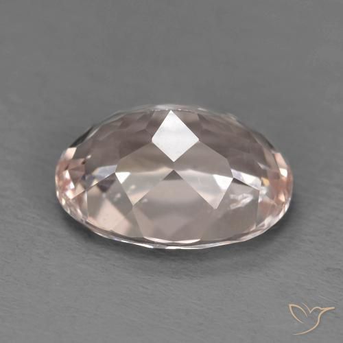 Morganite Gemstone in 9 x 7 mm (calibrated) Size for Sale, Morganite Stone in Light Pink Color