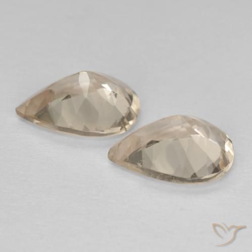 Morganite Gemstones in 8 x 6 mm (calibrated) Size for Sale, Morganite Stones in Light Golden Color