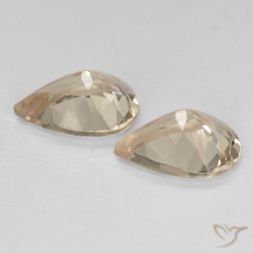 Morganite Gemstones in 8 x 6 mm (calibrated) Size for Sale, Morganite Stones in Light Golden Color