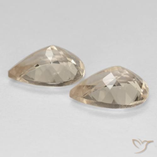 Morganite Gemstones in 8 x 6 mm (calibrated) Size for Sale, Morganite Stones in Light Golden Color