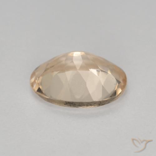 Morganite Gemstone in 8 x 6 mm (calibrated) Size for Sale, Morganite Stone in Salmon Pink Color