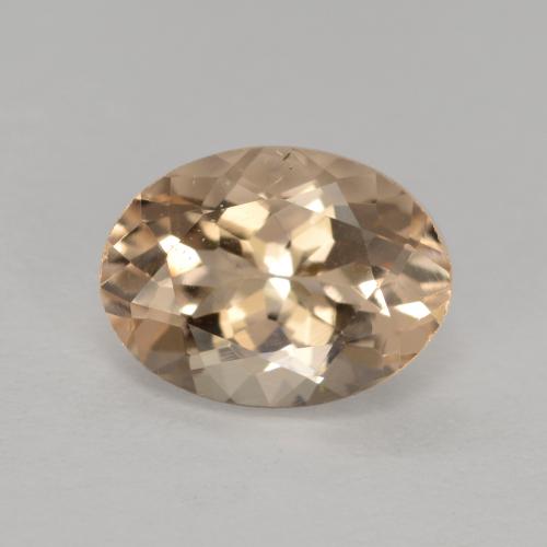 Золотой Морганит Камень - 1.2ct Фасетный Овал (ID: 571914)