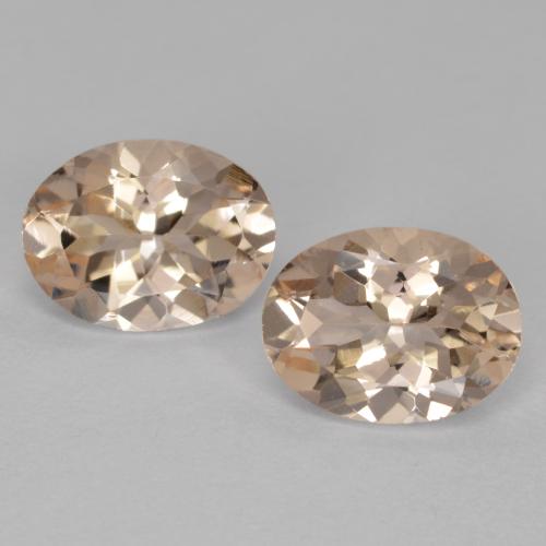 Medium Pink Morganite Gem - 1ct Oval Facet (ID: 572303)