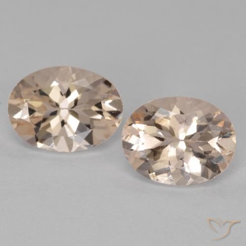 2.2 ct Pink Morganite, 8.1 x 6 mm Oval Cut From Afghanistan, Photo A