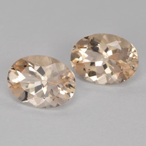 2.33 ctw Pink Morganite Stones, Natural Morganite in Oval Facet Shape for Sale