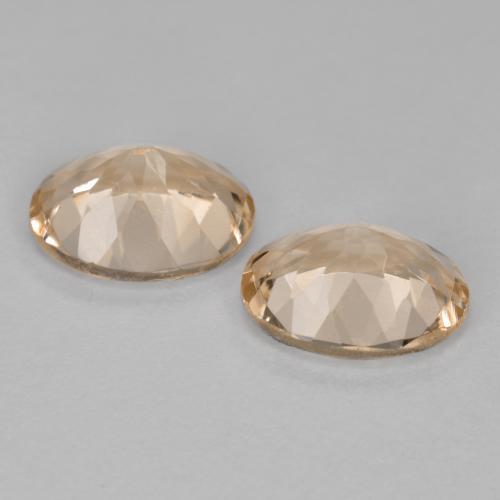 Morganite Gemstones in 8 x 6 mm (calibrated) Size for Sale, Morganite Stones in Light Golden Color