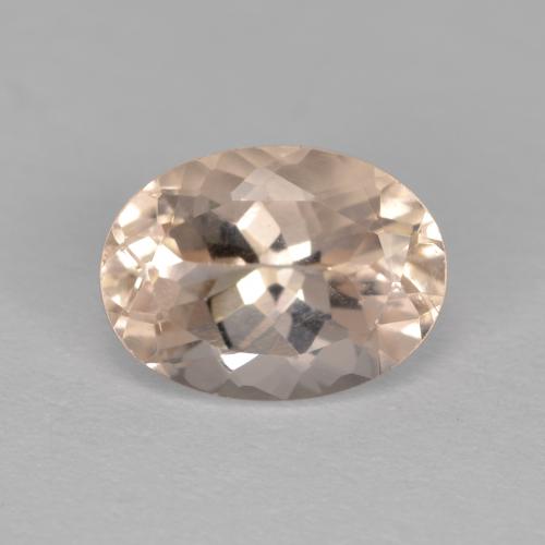 Medium Pink Morganite Gem - 1.3ct Oval Facet (ID: 572312)