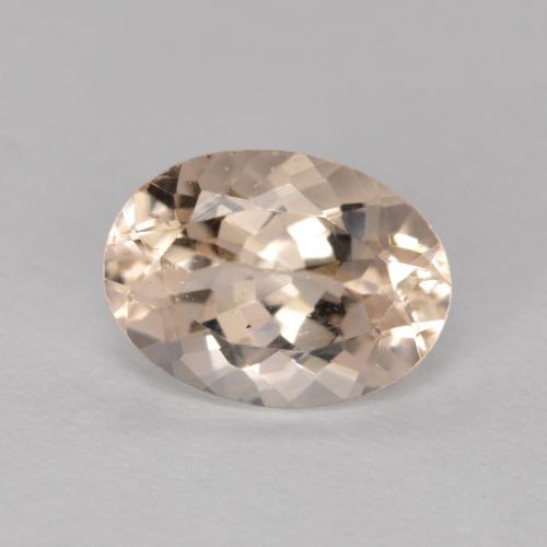 Medium Pink Morganite Gem - 1.2ct Oval Facet (ID: 572318)