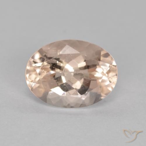 1.21 قيراط مورغانيتي وردي ، <cite dir="ltr" lang="en">8 x 5.9</cite> ملم قطع بيضاوي من أفغانستان, Photo A