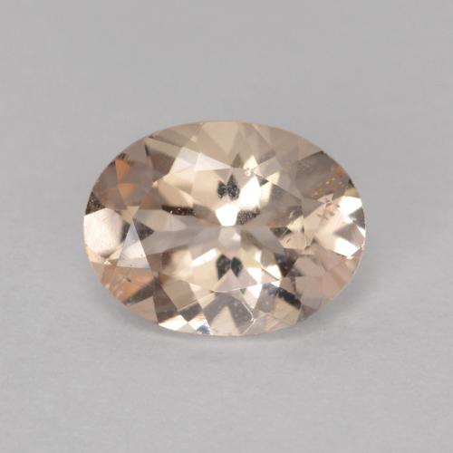 Medium Pink Морганит Камень - 1.1ct Фасетный Овал (ID: 572321)
