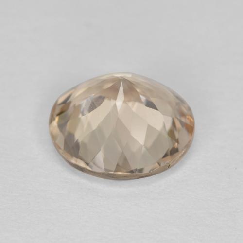 Morganite Gemstone in 8 mm (calibrated) Size for Sale, Morganite Stone in Light Golden Color