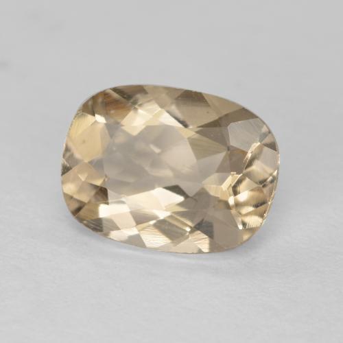 1.14 ct Golden Morganite Stone, Natural Morganite in Cushion-Cut Shape for Sale