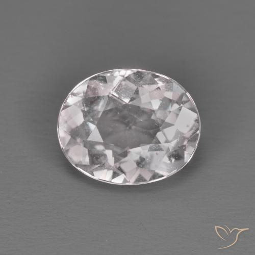 1.16ct Natural Light Pink Morganite, Oval, VS