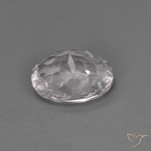 Morganite Gemstone in 7.8 x 6.3 mm Size for Sale, Morganite Stone in Light Pink Color