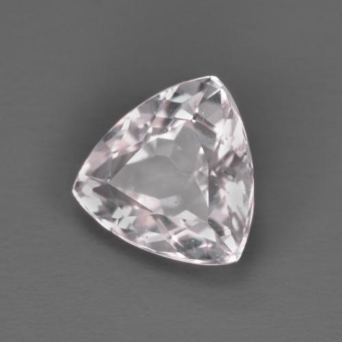 1.38 ct Pink Morganite Stone, Natural Morganite in Trillion Facet Shape for Sale
