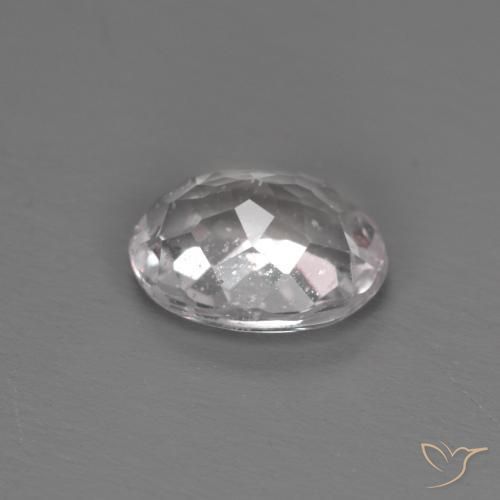 Morganite Gemstone in 7.2 x 5.7 mm Size for Sale, Morganite Stone in Light Pink Color