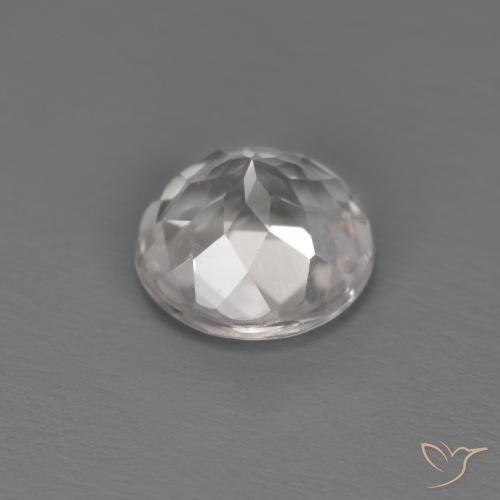 Morganite Gemstone in 6.5 mm (calibrated) Size for Sale, Morganite Stone in Light Pink Color