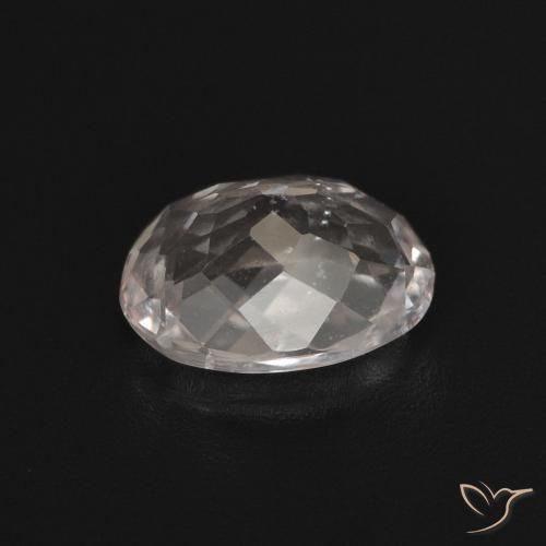 Morganite Gemstone in 8 x 6 mm (calibrated) Size for Sale, Morganite Stone in Light Pink Color