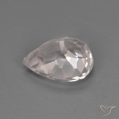 Morganite Gemstone in 8.1 x 6.7 mm Size for Sale, Morganite Stone in Light Pink Color