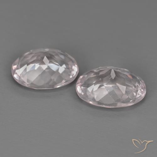 Morganite Gemstones in 9 x 7 mm (calibrated) Size for Sale, Morganite Stones in Light Pink Color