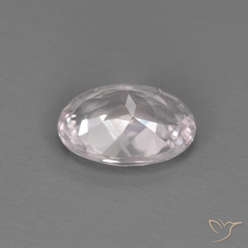 Morganite Gemstone in 7.5 x 5.8 mm Size for Sale, Morganite Stone in Light Pink Color