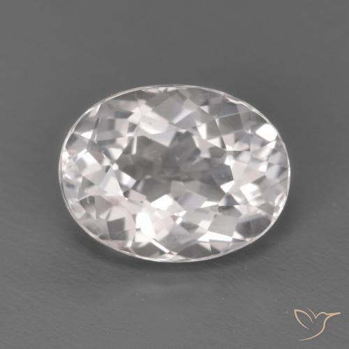 1.54ct Natural Light Pink Morganite, Oval, VVS
