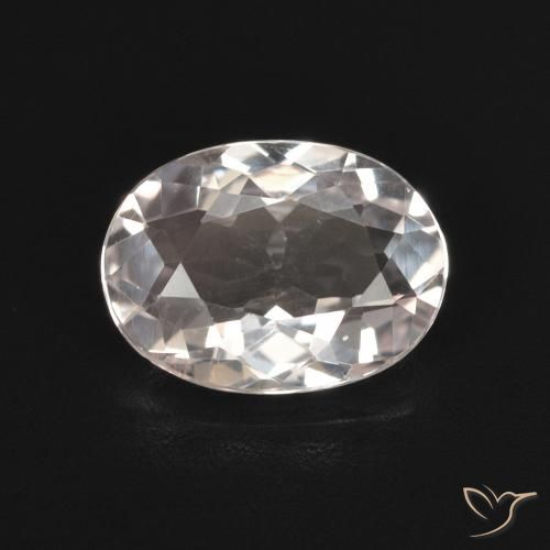 1.27ct Natural Light Pink Morganite, Oval, VVS
