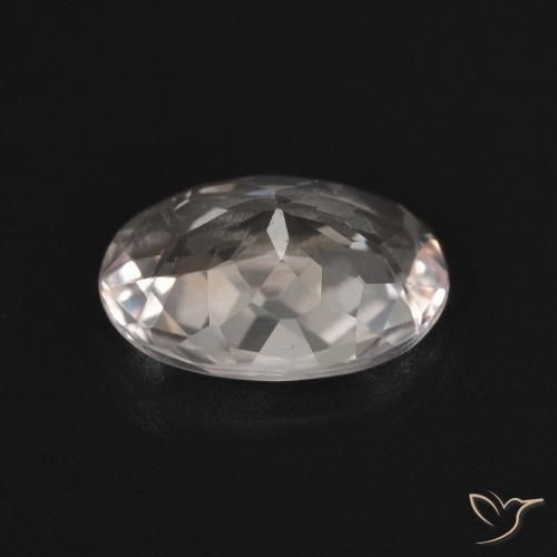 Morganite Gemstone in 8.8 x 6.5 mm Size for Sale, Morganite Stone in Light Pink Color