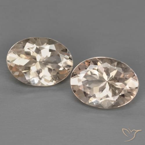2.12 ct Pink Morganite, 8.1 x 6 mm Oval Cut From Afghanistan, Photo A