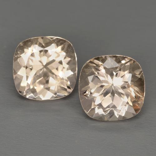 Light Orange Morganite Gem - 1ct Cushion-Cut (ID: 577848)