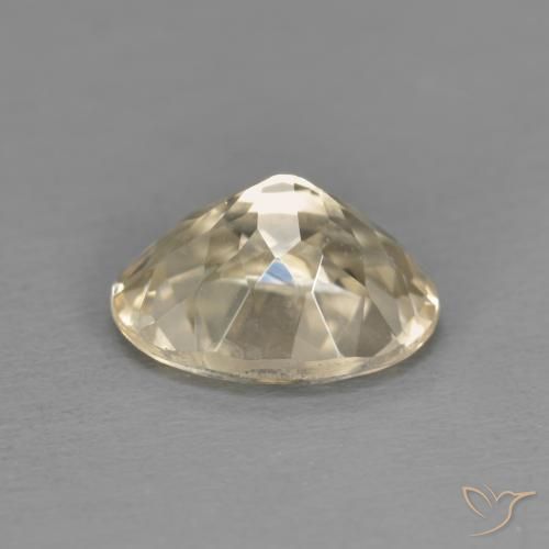 Morganite Gemstone in 8 x 6 mm (calibrated) Size for Sale, Morganite Stone in Light Golden Color