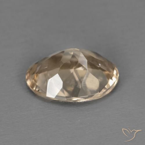 Morganite Gemstone in 8 x 6 mm (calibrated) Size for Sale, Morganite Stone in Light Golden Color