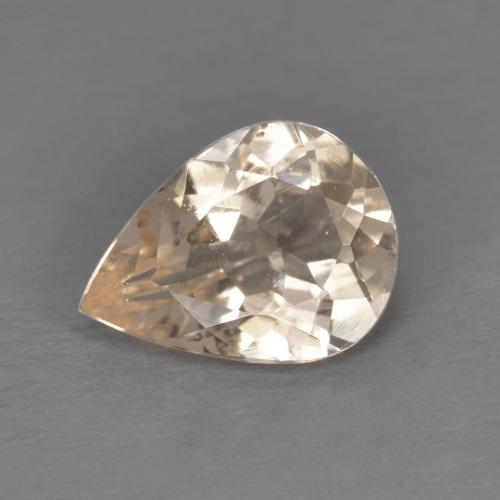 8,1 x 6mm birnenschliff rosa Morganit aus Afghanistan, Gewicht von 0,85 ct, natürlicher Edelstein in VS Reinheit, 1 Stück birnenschliff Morganit - Farbe: Mittelrosa, Mohs-Härte von 7,5 - 8 Geeignet für den täglichen Gebrauch im Schmuck, Photo A