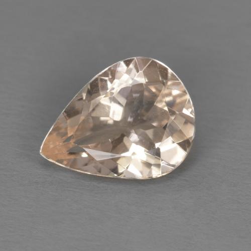 Rosado medio Morganita Gema - 0.8ct Corte en forma de pera (ID: 578242)