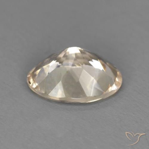 Morganite Gemstone in 8 x 6 mm (calibrated) Size for Sale, Morganite Stone in Light Golden Color
