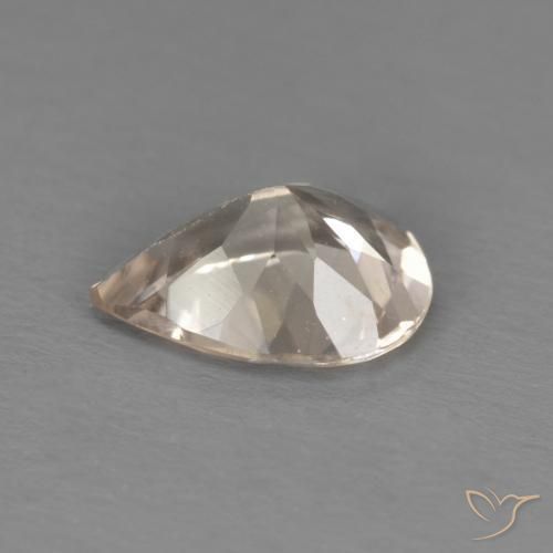 Morganite Gemstone in 7.7 x 5.7 mm Size for Sale, Morganite Stone in Salmon Pink Color